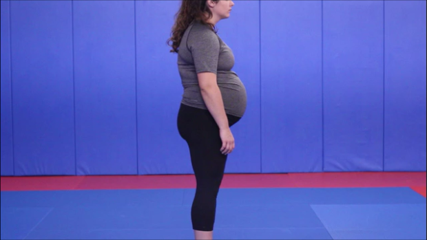 forward prenatal posture