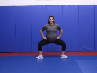 prenatal sumo squat for hips