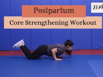 postpartum core workout thumbnail