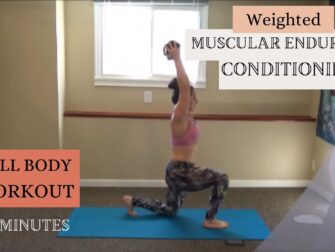 muscular endurance conditioning workout